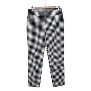 Counterparts Black and White Houndstooth Tapered Leg Pull On Pants Size Medium